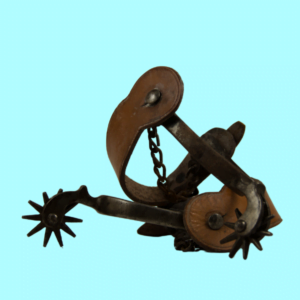 Adjustable Leather Straps Horse Spurs